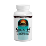 Source Naturals, Ginkgo 24 Ginkgo Biloba Ext, 60 Mg, 60 ct