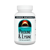 Source Naturals, Proline & Lysine, 550 Mg, 60 Tablets