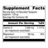 Source Naturals, Magnesium Ascorbate, 4 Oz Powder