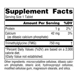Source Naturals, TMG, 750 Mg, 60 Tablets
