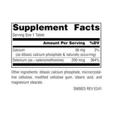 Source Naturals, Selenium, Yeast Free, 200 Mcg, 120 Tablets