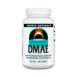 Source Naturals, DMAE, Dimethylaminoethanol Bitartrate, 200 Tablets