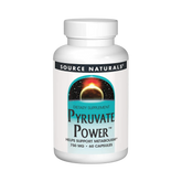 Source Naturals, Pyruvate Power, 750 Mg, 60 Capsules