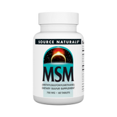 Source Naturals, MSM with Vitamin C, 750 Mg, 60 Tablets