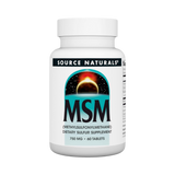 Source Naturals, MSM with Vitamin C, 750 Mg, 60 Tablets
