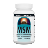 Source Naturals, MSM with Vitamin C, 750 Mg, 120 Tablets