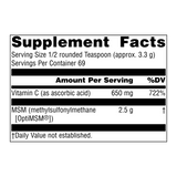 Source Naturals, MSM with Vitamin C, 8 Oz Powder