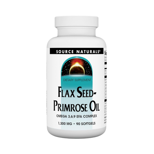 Source Naturals, Flax Seed-Primrose Oil, 1300 Mg, 90 Softgels