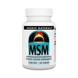 Source Naturals, MSM with Vitamin C, 1000 Mg, 60 Tablets