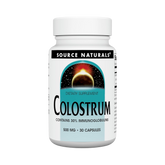 Source Naturals, Colostrum, 500 Mg, 30 Capsules