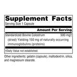 Source Naturals, Colostrum, 500 Mg, 60 Capsules