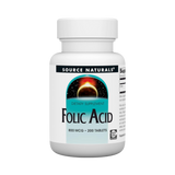 Source Naturals, Folic Acid, 800 Mcg, 200 Tablets