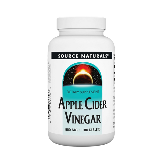 Source Naturals, Apple Cider Vinegar, 500 Mg, 180 Tablets