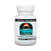 Source Naturals, Biotin, 5000 Mcg, 120 Tablets