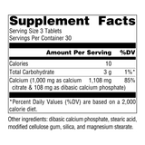 Source Naturals, Calcium Citrate, Table Herbs, 1,000 Mg, 90 Tablets