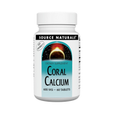 Source Naturals, Coral Calcium, 600 Mg, 60 Tablets