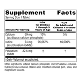 Source Naturals, Potassium Iodide, 32.5 Mg, 60 Tablets