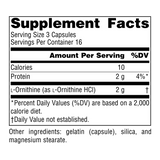 Source Naturals, L-Ornithine 667mg (50, 100) Capsules | Maple Herbs