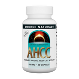 Source Naturals, AHCC® with BioPerine®, 500mg, 60 Capsule