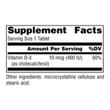 Source Naturals, Vitamin D-3 400 IU (100,200) Tablets | Maple Herbs