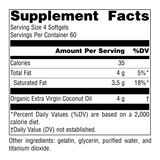Source Naturals, Coconut Oil Extra Virgin, 1000 Mg, 240 Softgels