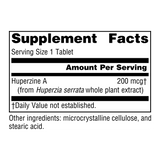 Source Naturals, Huperzine A, 200 Mcg, 60 Tablets