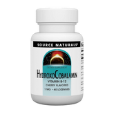 Source Naturals, HydroxoCobalamin, Cherry, 1 mg, 60 Lozenges