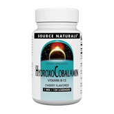 Source Naturals, HydroxoCobalamin, Vitamin B12, Cherry , 1 mg, 120 Lozenges