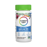 Rainbow Light, Men's One 50+ Daily Multivitamin, High Potency, 60 Vegetarian Tablets