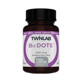 Twinlab, B12 DOTS, Cherry Flavor, 500 mcg, 100 Tables