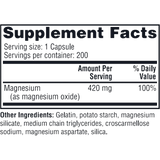 Twinlab, Magnesium Caps, 420 mg, 200 Capsules
