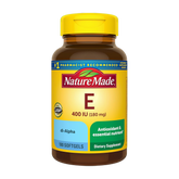 Nature Made, Vitamin E, 180 mg (400 IU), 180 Softgels
