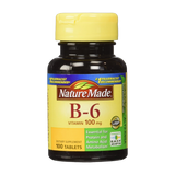 Nature Made, Vitamin B-6, 100 Mg, 100 Tablets