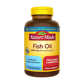 Nature Made, Fish Oil Omega-3, 1200mg, 100 Softgels