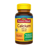 Nature Made, Calcium 600 mg with Vitamin D3, 60 Tablets