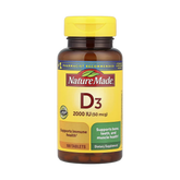 Nature Made, Vitamin D3, 50 mcg (2000 IU), 100 Tablets