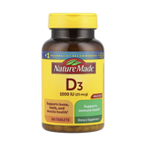 Nature Made, Vitamin D3, 25 mcg (1000 IU), 300 Tablets