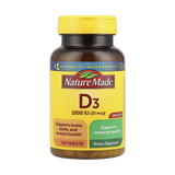 Nature Made, Vitamin D3, 25 mcg (1000 IU), 300 Tablets