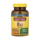 Nature Made, B12, Time Release, 1,000 mcg, 160 Tablets