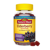 Nature Made, Elderberry Gummies with Vitamin C and Zinc, 60 Gummies