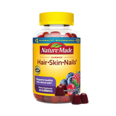 Nature Made, Hair Skin and Nails with Biotin, 2500 mcg, 90 Gummies