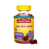 Nature Made, Hair Skin and Nails with Biotin, 2500 mcg, 90 Gummies