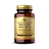 Solgar, Enhanced Potency Biotin, 1,000 Mcg, 100 Vegetable Capsules