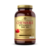 Solgar, Chewable Vitamin C, Natural Cran-Raspberry, 500 Mg, 90 Chewable Tablets