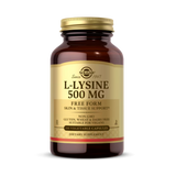 Solgar, L-Lysine, Free Form, 500 Mg, 100 Vegetable Capsules