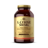 Solgar, L-Lysine, Free Form, 500 Mg, 250 Vegetable Capsules