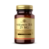 Solgar, Vitamin B6, 25 Mg, 100 Tablets