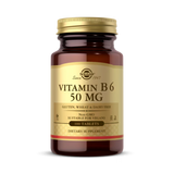Solgar, Vitamin B6, 50 Mg, 100 Tablets
