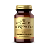 Solgar, Vitamin D3, 125 Mcg (5,000 IU), 60 Vegetable Capsules