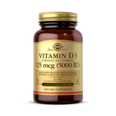 Solgar, Vitamin D3, 125 Mcg (5,000 IU), 120 Vegetable Capsules